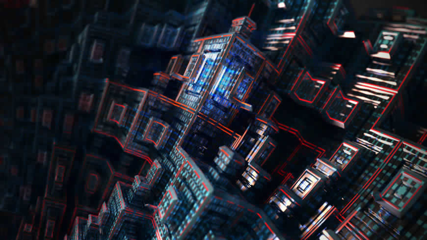 3D建筑数字艺术高清壁纸图片 3840x2160