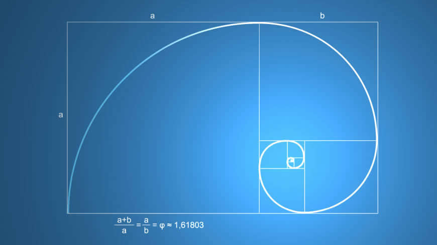 数学公式黄金比例高清壁纸图片 1920x1080