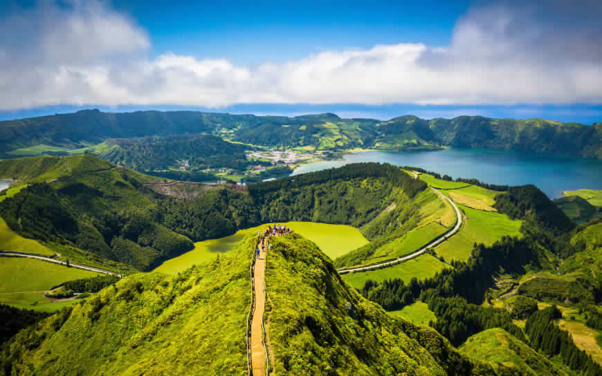 葡萄牙亚速尔群岛圣米格尔岛美丽的风景高清壁纸图片 3840x2400