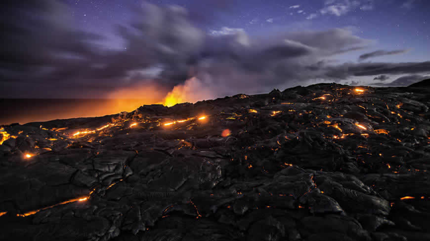 火山熔岩高清壁纸图片 1600x900