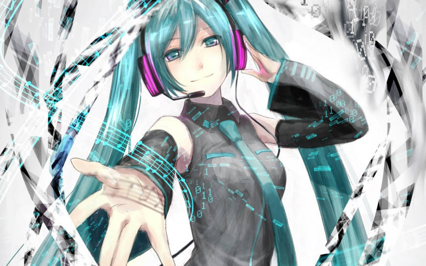 初音未来高清壁纸图片 1920x1200