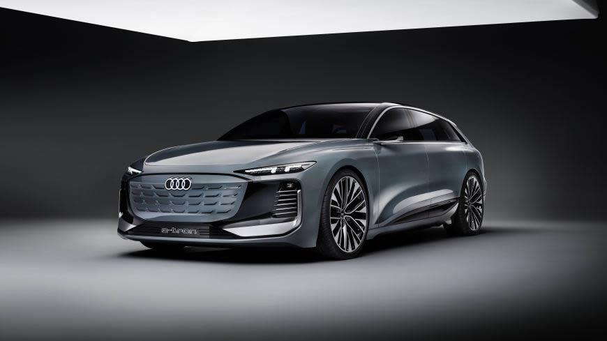 2022款奥迪A6 Avant e-tron概念车高清壁纸图片 3840x2160