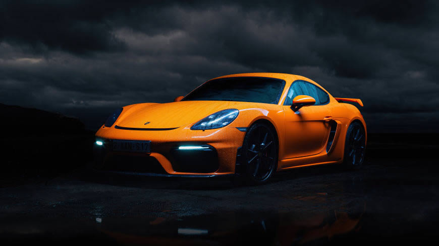 保时捷Cayman GT4高清壁纸图片 5120x2880