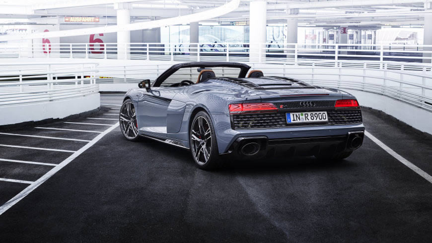 2022款奥迪R8 Spyder V10 Performance RWD高清壁纸图片 3840x2160