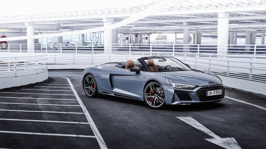 2022款奥迪R8 Spyder V10 Performance RWD高清壁纸图片 3840x2160