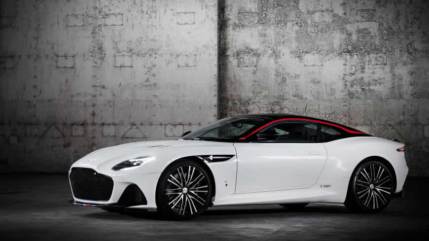 2020款白色阿斯顿·马丁DBS Superleggera Concorde Edition高清壁纸图片 5120x2880