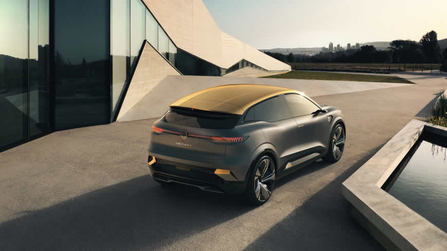 2020款雷诺Mégane eVision电动汽车高清壁纸图片 5120x2880