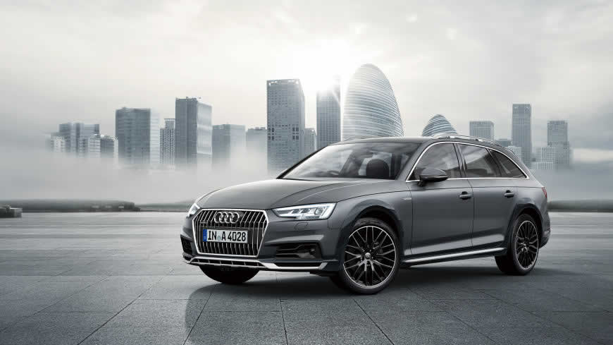 奥迪A4 45 TFSI Allroad Quattro高清壁纸图片 3840x2160