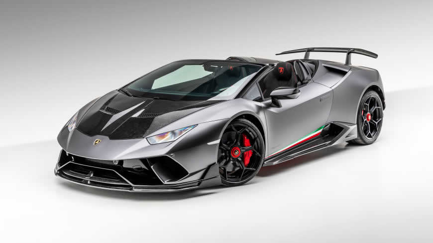 兰博基尼Huracan Performante Spyder Vicenzo Edizione高清壁纸图片 5120x2880