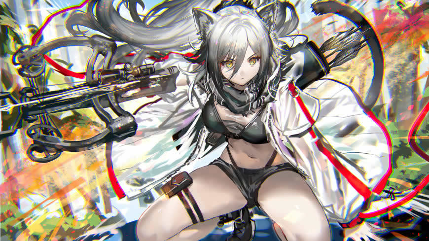 明日方舟 黑高清壁纸图片 3840x2160