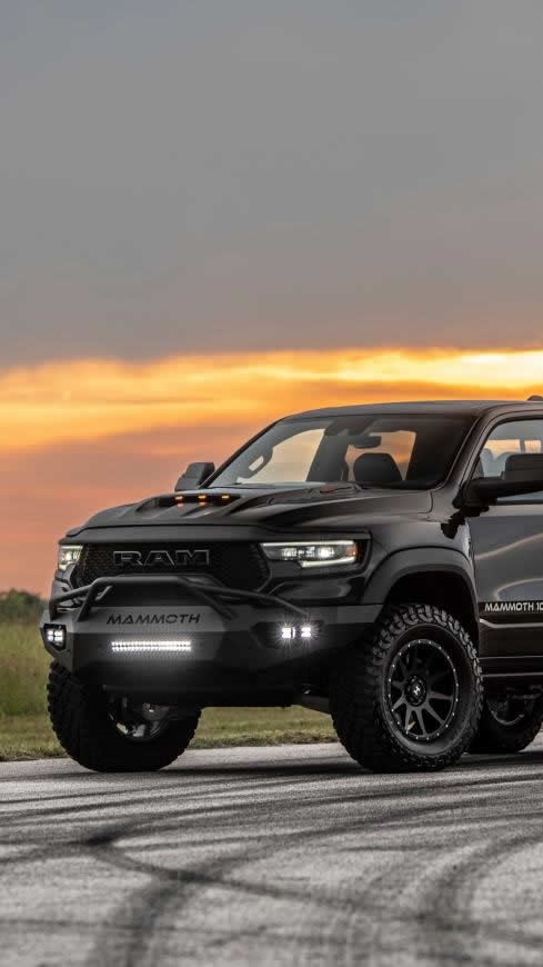 2021款轩尼诗(Hennessey) Mammoth 1000 TRX(RAM 1500 TRX改装)高清壁纸图片 2160x3840