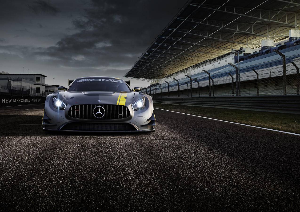 赛德斯奔驰AMG,GT3,4K壁纸