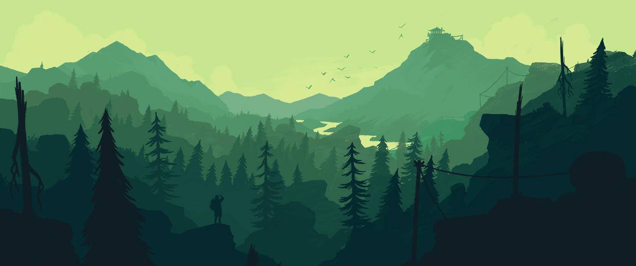 Firewatch场景壁纸3440x1440