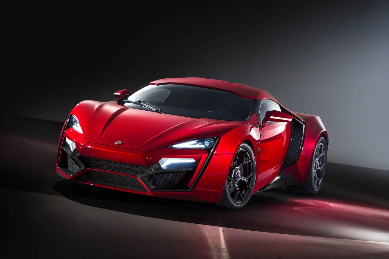 HyperSport,Lykan,红色超级跑车4K壁纸