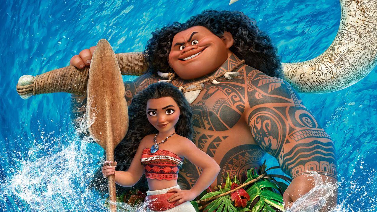 海洋奇缘,Moana,莫阿娜,毛伊4K壁纸